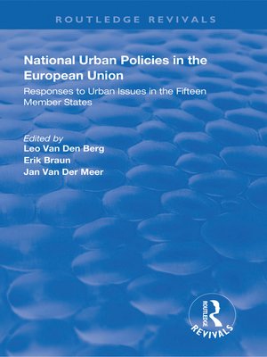 cover image of National Urban Policies in the European Union